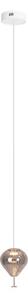 MAXLIGHT P0576 - Lampadario LED a sospensione con filo PALLONCINI 2xLED/3W/230V diametro 12 cm fumé