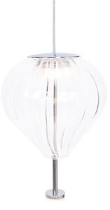 MAXLIGHT P0527 - Lampadario LED a sospensione con filo PALLONCINI 2xLED/3W/230V diametro 12 cm limpido