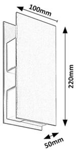 Rabalux 77063 - Applique LED da esterno KIONI LED/13W/230V IP65 antracite