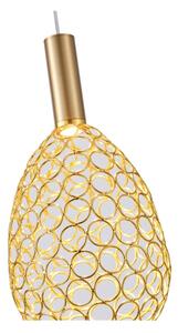 Lampadario LED a sospensione con filo LED/6,3W/230V 3000K oro diametro 14 cm