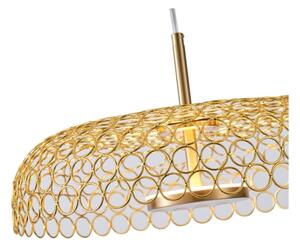 Lampadario LED a sospensione con filo LED/10W/230V 3000K oro diametro 35 cm
