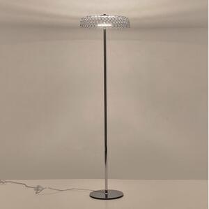 Lampada LED da terra LED/10W/230V 3000K cromo lucido
