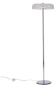 Lampada LED da terra LED/10W/230V 3000K cromo lucido
