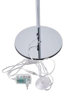 Lampada LED da terra LED/10W/230V 3000K cromo lucido