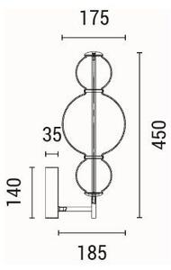 Applique a LED LED/12,6W/230V 3000K