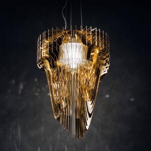 Slamp Aria S lampada a sospensione, oro, Ø 50 cm