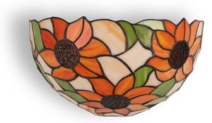 Brilagi - Applique Tiffany in vetro colorato SUNFLOWER 1xE14/40W/230V
