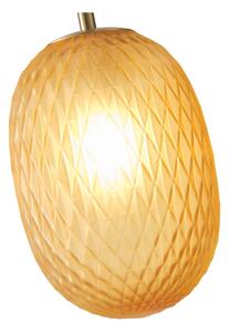 Lampadario a sospensione con filo 1xE14/25W/230V marrone pr. 15 cm