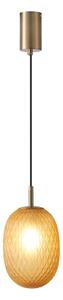 Lampadario a sospensione con filo 1xE14/25W/230V marrone pr. 15 cm