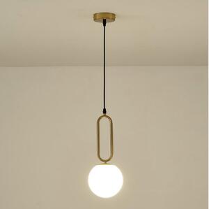 Lampadario a sospensione con filo 1xE27/40W/230V ottone