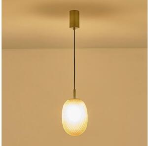 Lampadario a sospensione con filo 1xE14/25W/230V bianco diametro 15 cm