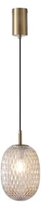Lampadario a sospensione con filo 1xE14/25W/230V limpido diametro 15 cm