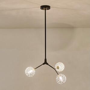 Lampadario a sospensione con supporto rigido 3xG9/15W/230V grigio