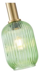 Lampadario a sospensione con filo 1xE27/15W/230V verde 13 cm