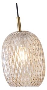 Lampadario a sospensione con filo 1xE14/25W/230V limpido diametro 15 cm