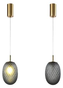 Lampadario a sospensione con filo 1xE14/25W/230V grigio diametro 15 cm