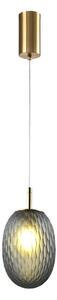 Lampadario a sospensione con filo 1xE14/25W/230V grigio diametro 15 cm