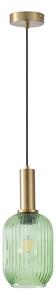 Lampadario a sospensione con filo 1xE27/15W/230V verde 13 cm