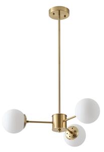 Lampadario a sospensione con supporto rigido 3xE27/40W/230V ottone