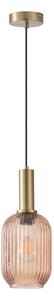 Lampadario a sospensione con filo 1xE27/15W/230V marrone pr. 13 cm