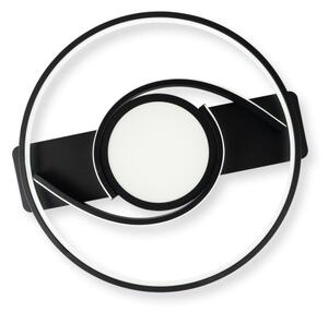 Brilagi - Plafoniera LED dimmerabile TWIRL LED/38W/230V nera + telecomando