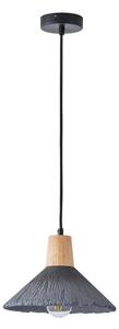 Lampadario a sospensione con filo 1xE27/15W/230V grigio