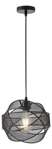 Lampadario a sospensione con filo 1xE27/40W/230V nero