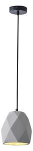 Lampadario a sospensione con filo 1xE27/40W/230V grigio