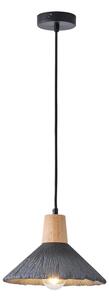 Lampadario a sospensione con filo 1xE27/15W/230V grigio