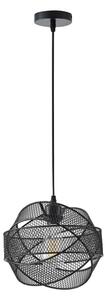 Lampadario a sospensione con filo 1xE27/40W/230V nero
