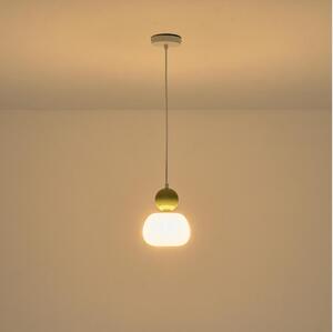 Lampadario a sospensione con filo 1xG9/7W/230V bianco/verde