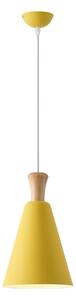 Lampadario a sospensione con filo 1xE27/15W/230V giallo diametro 20 cm