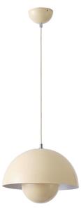 Lampadario a sospensione con filo 1xE27/15W/230V color crema