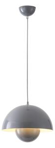 Lampadario a sospensione su cavo JARDEN 1xE27/15W/230V grigio