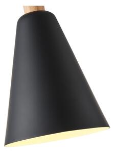 Lampadario a sospensione con filo 1xE27/15W/230V nero diametro 20 cm