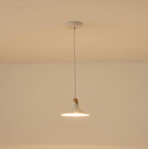 Lampadario a sospensione con filo 1xE27/15W/230V bianco