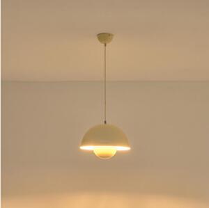 Lampadario a sospensione con filo 1xE27/15W/230V color crema