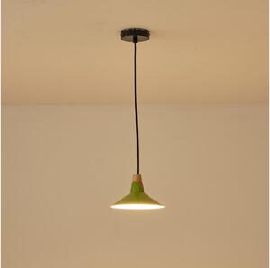 Lampadario a sospensione con filo 1xE27/15W/230V verde