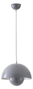 Lampadario a sospensione su cavo JARDEN 1xE27/15W/230V grigio