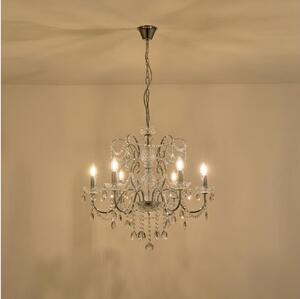 Lampadario a sospensione con catena 6xE14/15W/230V