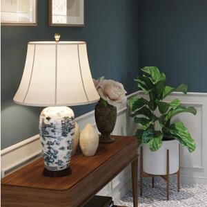 Elstead BLU-TRAD-WP-TL - Lampada da tavolo BLU TRADITIONAL 1xE27/60W/230V