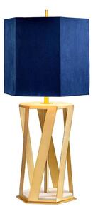 Elstead APOLLO-TL - Lampada da tavolo APOLLO 1xE27/60W/230V oro/blu