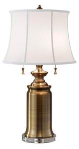 Feiss FE-STATEROOM-TL-BB - Lampada da tavolo STATEROOM 2xE27/60W/230V ottone