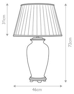 Elstead DL-PING-TL - Lampada da tavolo PING 1xE27/60W/230V
