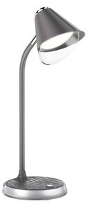 Immax 08972L - Lampada da tavolo LED dimmerabile FINCH LED/9W/12/230V grigio/cromo