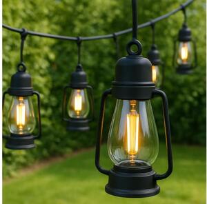 Catena luminosa decorativa da esterno GIRLANDA 20xLED 20m IP44 bianco caldo