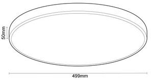 Plafoniera LED dimmerabile con controllo vocale OPAL LED/48W/230V + +TC