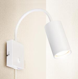 Brilagi - Lampada flessibile da muro SELE 1xGU10/30W/230V bianco