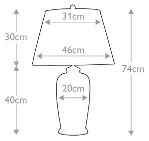 Elstead BLACKBIRDS-TL - Lampada da tavolo BLACK BIRDS 1xE27/60W/230V