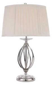 Elstead AG-TL-POL-NICKEL - Lampada da tavolo AEGEAN 1xE27/60W/230V cromo lucido